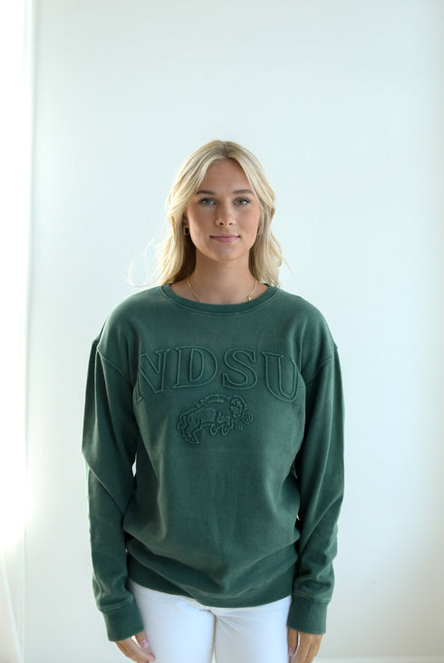 NDSU Easley Embossed Comfort Crew